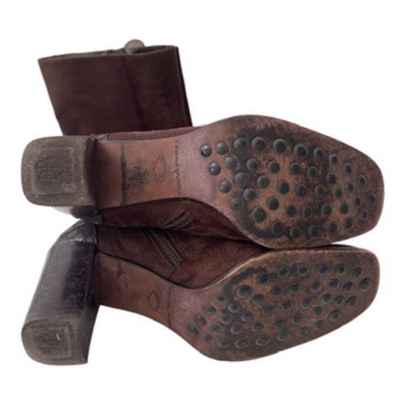 Donald J Pliner Suede Brown boots Women's Size 5 M - Picture 9 of 10